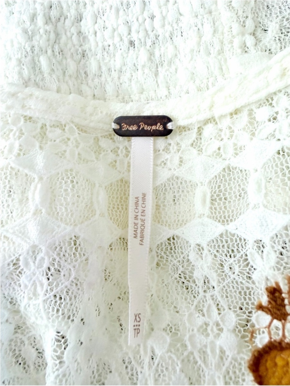 Free People Wildflowers Top Size XS - Picture 3 of 6